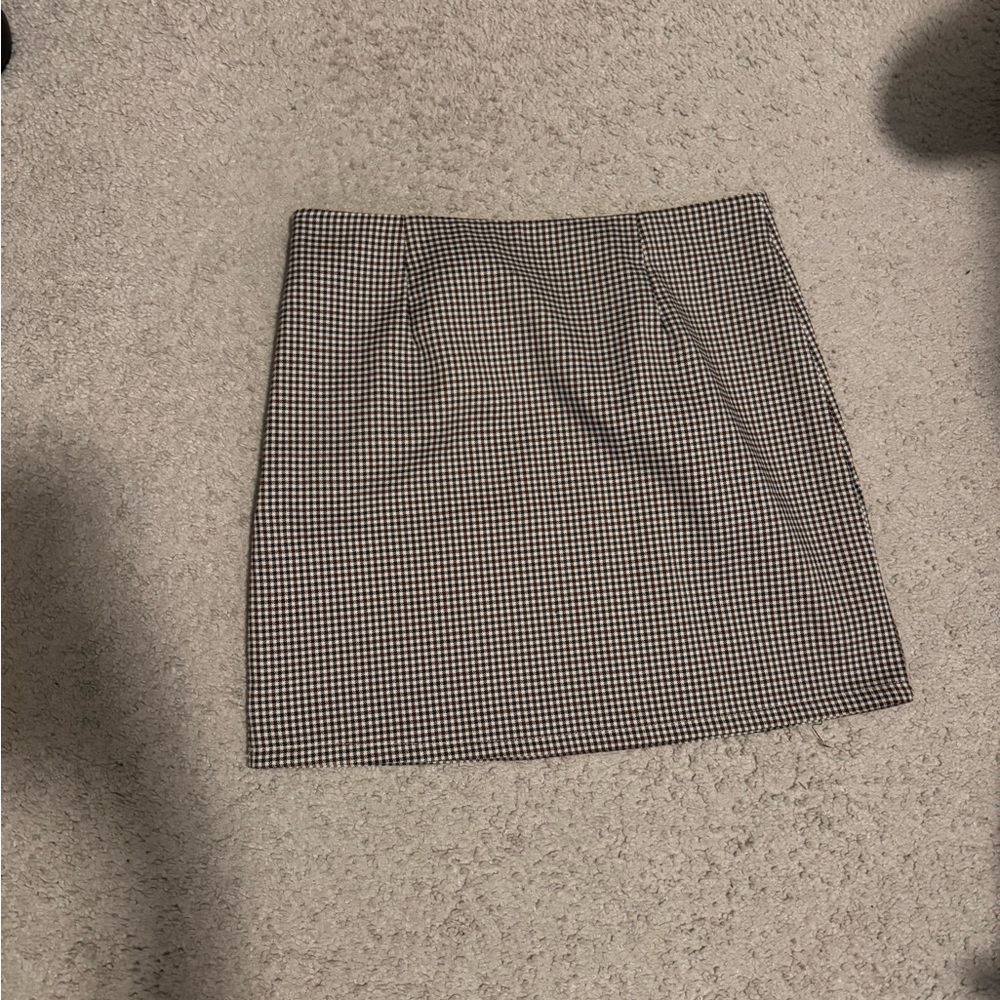Tailored Pinstripe Bodycon Mini Skirt